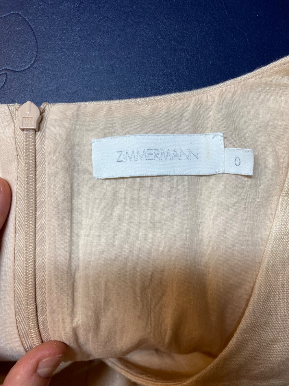 Zimmermann Tropicana Tie Sleeve Mini Floral Linen Belted Dress Size 0 AU / US 2 - Picture 5 of 11